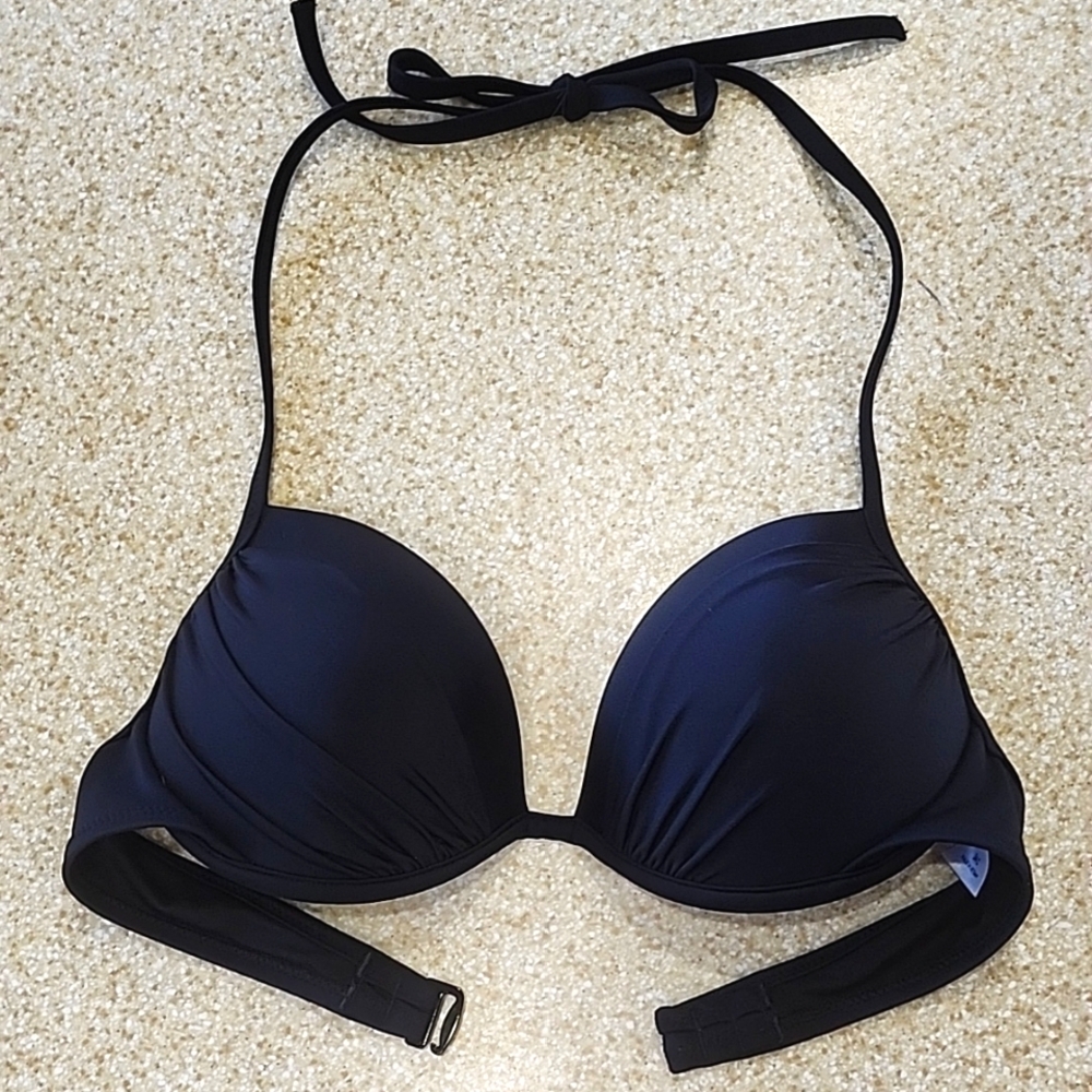 Elegant Black Women's Swim Top